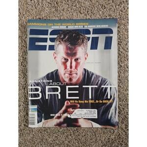 GREEN BAY PACKERS BRETT FAVRE ESPN Magazine NFL Football HOF Vtg 11/01/1999
